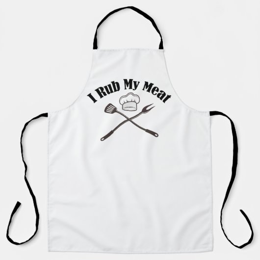 Ik wrijf mijn vlees schort (Voorkant)
