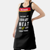 Ik Wrijf Mijn Vlees Schort - Grappig BBQ Grill Ges (Insitu)