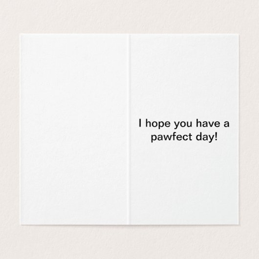 Ik Wuff Jou! Westie Verjaardagskaart Kaart (Binnenkant ongevouwen)