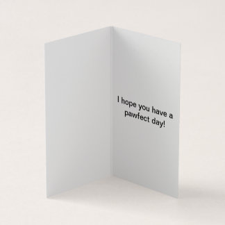 Ik Wuff Jou! Westie Verjaardagskaart Kaart