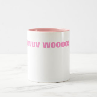 IK WUV WOOOO! TWEEKLEURIGE KOFFIEMOK