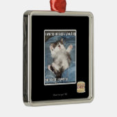 Ik wuz gunna giv yoo hug metalen ornament (Rechts)