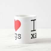 Ik ❤️ xargs koffiemok (Center)