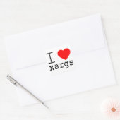 Ik ❤️ xargs stickers (Envelop)