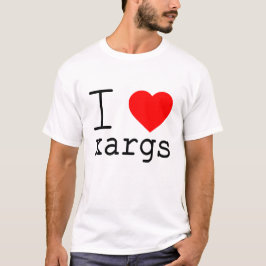 Ik ❤️ xargs t-shirt