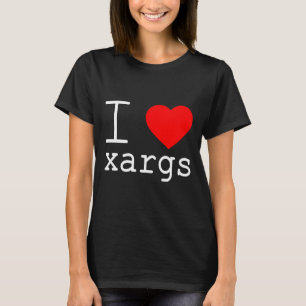 Ik ❤️ xargs t-shirt