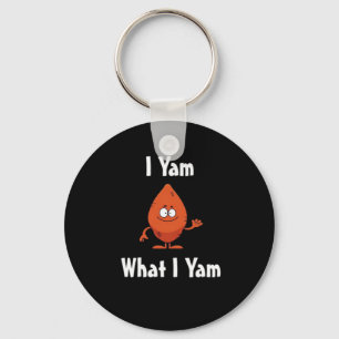 Ik Yam Wat Ik Yam Basis Ontwerp Voor Thanksgiving Sleutelhanger