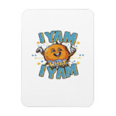 Ik Yam Wat Ik Yam Classic Design Voor Thanksgiving Magneet (Verticaal)