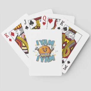 Ik Yam Wat Ik Yam Classic Design Voor Thanksgiving Pokerkaarten