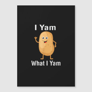 Ik Yam Wat Ik Yam Grappige Thanksgiving Aardappel
