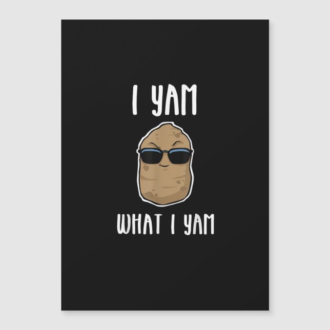 Ik Yam Wat Ik Yam Grappige Yam Zoeteaardappel (Voorkant)