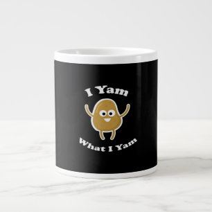 Ik Yam Wat Ik Yam Grappige Zoete Aardappel Thanksg Grote Koffiekop