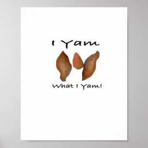 Ik Yam Wat Ik Yam, Ik Yam Wat Ik Yam, komisch, Sch Poster