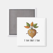 Ik Yam Wat Ik Yam Schattigee en gezellige Autumn D Magneet (Voorkant / Achterkant)