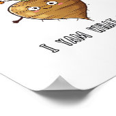 Ik Yam Wat Ik Yam Schattigee en gezellige Autumn D Poster (Hoek)