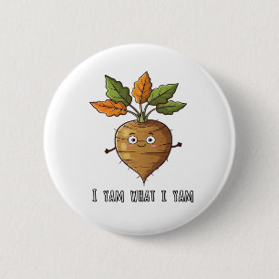 Ik Yam Wat Ik Yam Schattigee en gezellige Autumn D Ronde Button 5,7 Cm