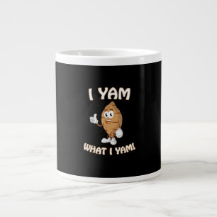Ik Yam Wat Ik Yam Shirt Grappige Thanksgiving Voed Grote Koffiekop