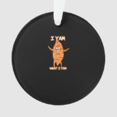 Ik Yam wat ik Yam Sweet Potato Thanksgiving Ornament (voorkant)