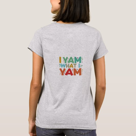 Ik Yam wat ik Yam T-shirt (Achterkant)
