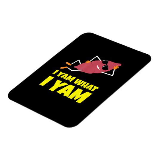 Ik Yam Wat Ik Yam Zoete Aardappel Thanksgiving Lui Magneet (Linkerzijde)