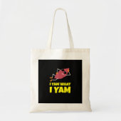Ik Yam Wat Ik Yam Zoete Aardappel Thanksgiving Lui Tote Bag (Voorkant)