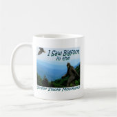 Ik zag Bigfoot... grote roky Mtns Coffee Mok (Links)