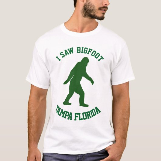 Ik zag Bigfoot Tampa Florida T-shirt (Voorkant)