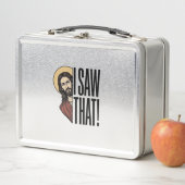 Ik zag dat grappige religieuze gluur grafisch ontw (In situ)