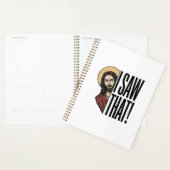 Ik zag dat grappige religieuze gluurder grafisch o planner (Display)