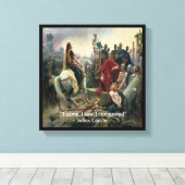 Ik zag dat ik Caesar Canvas had overgenomen Afdruk (Insitu (Houten vloer))