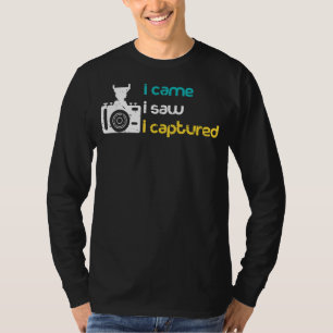 Ik zag dat ik cameraman fotografie nam... t-shirt