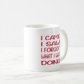 Ik zag dat ik me vergat wat ik deed koffiemok (Voorkant rechts)