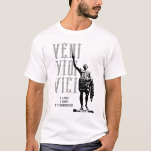 Ik zag dat ik Veni Vidi Vici Caesar veroverde T-shirt
