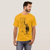 Ik zag dat ik Veni Vidi Vici Mannen veroverde T-shirt (Voorkant volledig)