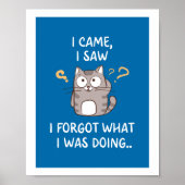 Ik zag dat ik vergat wat ik aan het doen was poster (Voorkant)