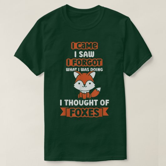 Ik zag dat ik vergeten was wat ik deed. t-shirt (Design voorkant)