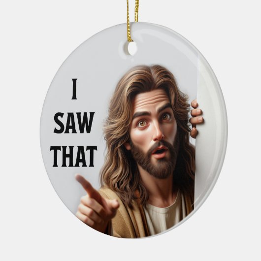 Ik zag dat - Jesus Christmas Holiday Ornament (Links)