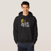 Ik zag dat Jesus Meme Funny Christelijk God Religi Hoodie (Voorkant volledig)