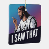 Ik zag dat Jezus Keramisch Ornament (Rechts)