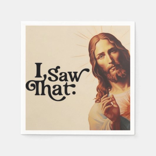 Ik zag dat, Jezus Kunst, Ik Zag Dat Jezus Servet (Voorkant)