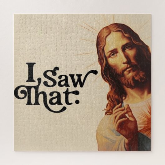 Ik Zag Dat, Jezus Kunst, Ik Zag Die Jezus Legpuzzel (Verticaal)