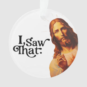 Ik Zag Dat, Jezus Kunst, Ik Zag Die Jezus Ornament