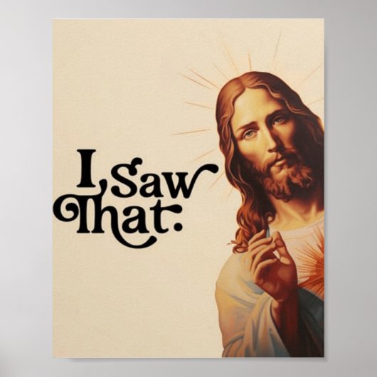 Ik Zag Dat, Jezus Kunst, Ik Zag Die Jezus Poster (Voorkant)