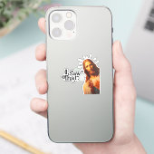 Ik Zag Dat, Jezus Kunst, Ik Zag Die Jezus Sticker (Telefoon)