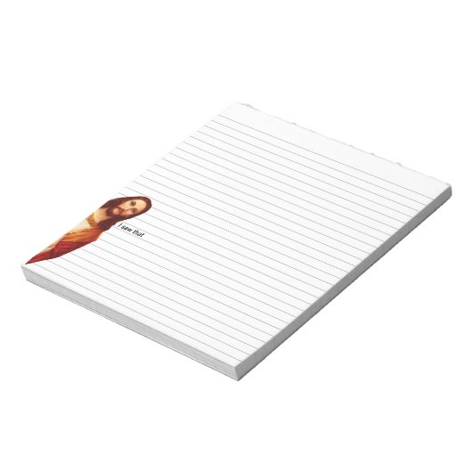 Ik zag dat Jezus Lined Blocnote (Linkerzijde)
