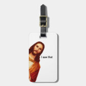 Ik zag dat Jezus Luggage Label reisde Bagagelabel (Voorkant verticaal)