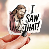 Ik zag dat Jezus Vinyl Sticker