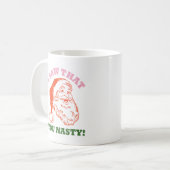 Ik zag dat jij de kerstkerstman bent koffiemok (Voorkant links)