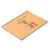 Ik zag dat karma notitieboek (Linkerzijde)