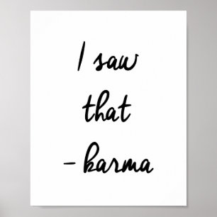 Ik zag dat...Karma Poster